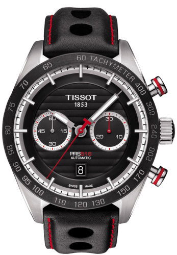 Tissot PRS 516 Automatic Chronograph 45 Stainless Steel / Black / Strap